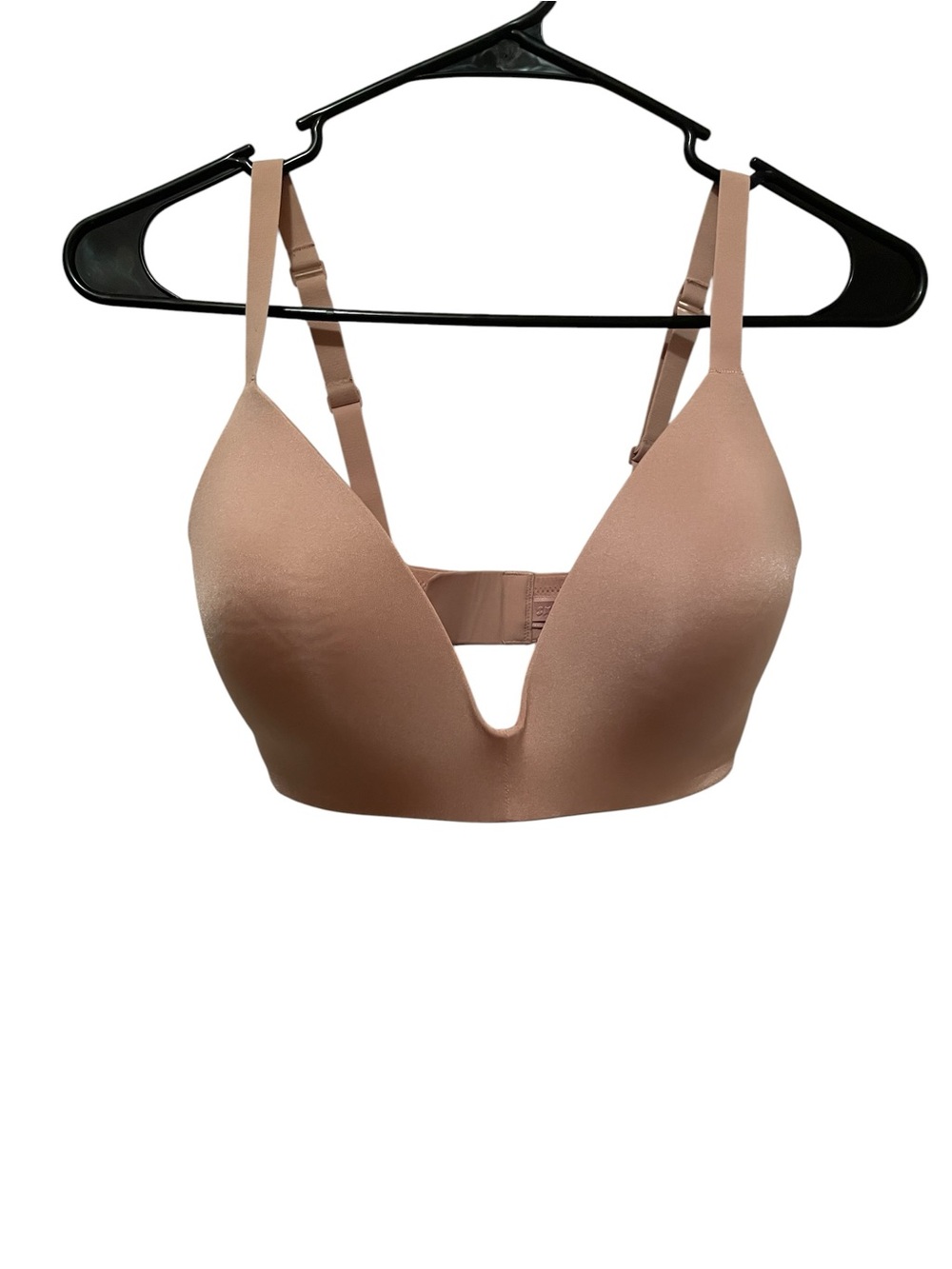 SKIMS 34DD Bra Comfy Wireless Form Lined Seamless Designer Color Clay Tan